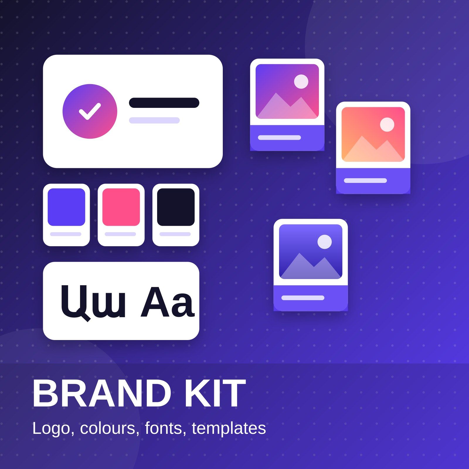 Brand kit: logo, colours and templates