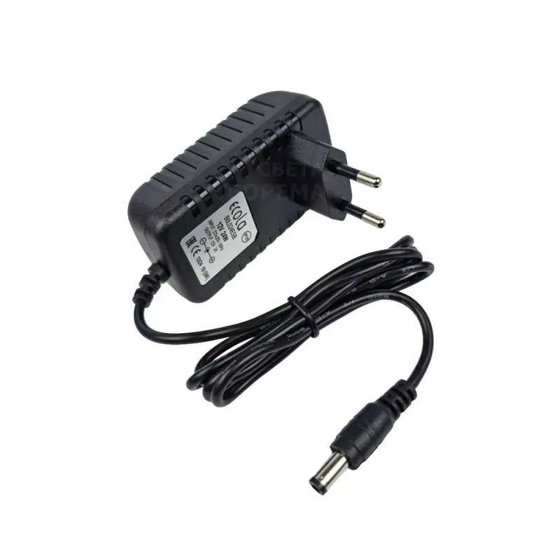 Սնուցման Ադապտոր 12V 2A (24W) (DC Jack 5.5x2.1mm / 5.5x2.5mm)