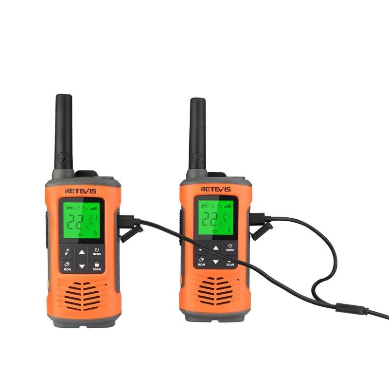 Օրիգինալ Ռացիա Retevis RT45P FRS | IP67 Ջրակայուն | USB-C | NOAA Տագնապ | Լապտերով