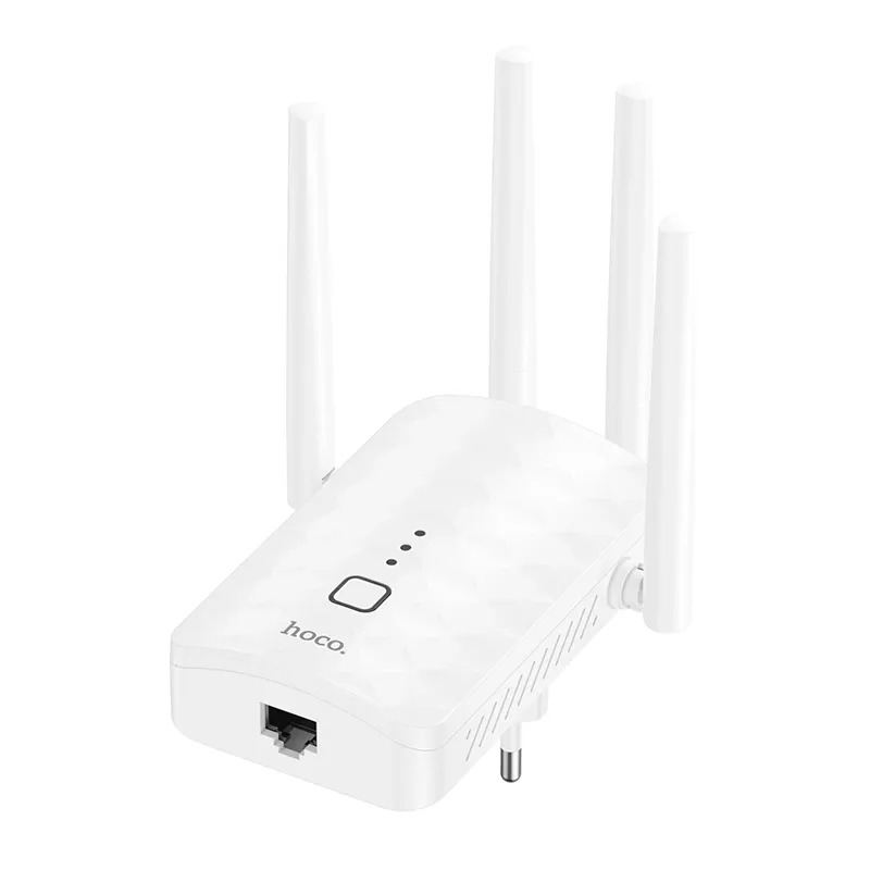 Wi-Fi Ուժեղացուցիչ (Ռիփիթեր) Hoco HI35 (300 Մբիթ/վրկ, 2.4GHz)