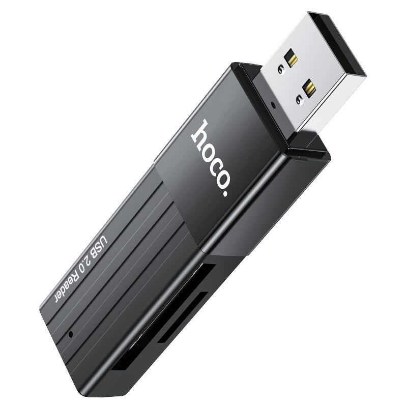 Քարտ Ընթերցող HOCO HB20 USB 2.0 (Micro SD / TF / SD)