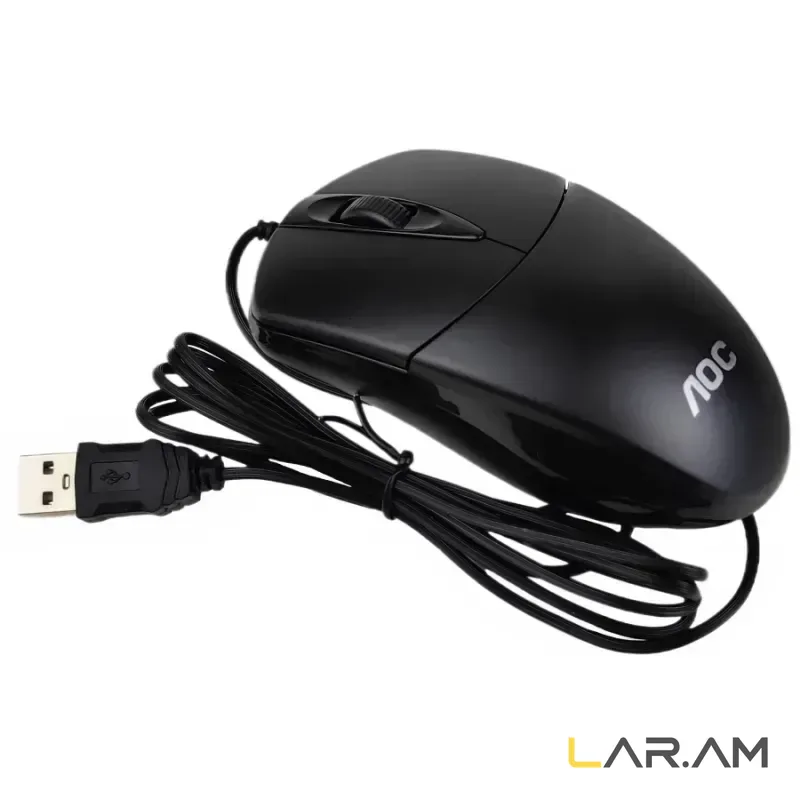 Համակարգչային մկնիկ լարով AOC MS121 օպտիկական USB