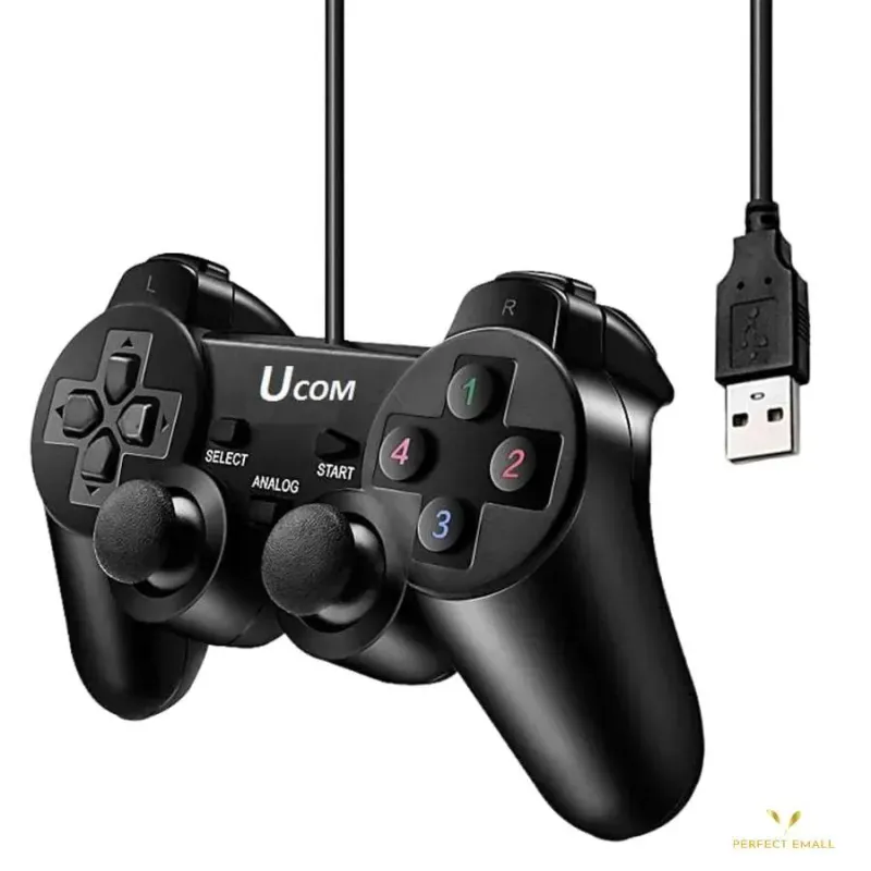 Խաղային Ջոյստիկ Համակարգչային UCOM UC-JS760 (USB, Վիբրացիայով, Double Shock)