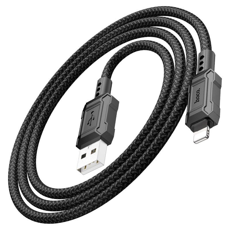 Լիցքավորման Լար Hoco X94 USB to Lightning iPhone (2.4A / 1 մետր / Հյուսված)