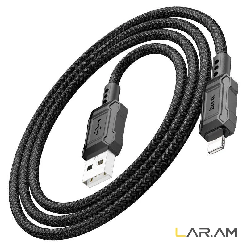 Լիցքավորման լար Hoco X94 USB Lightning iPhone (2.4A / 1 մետր / հյուսված)