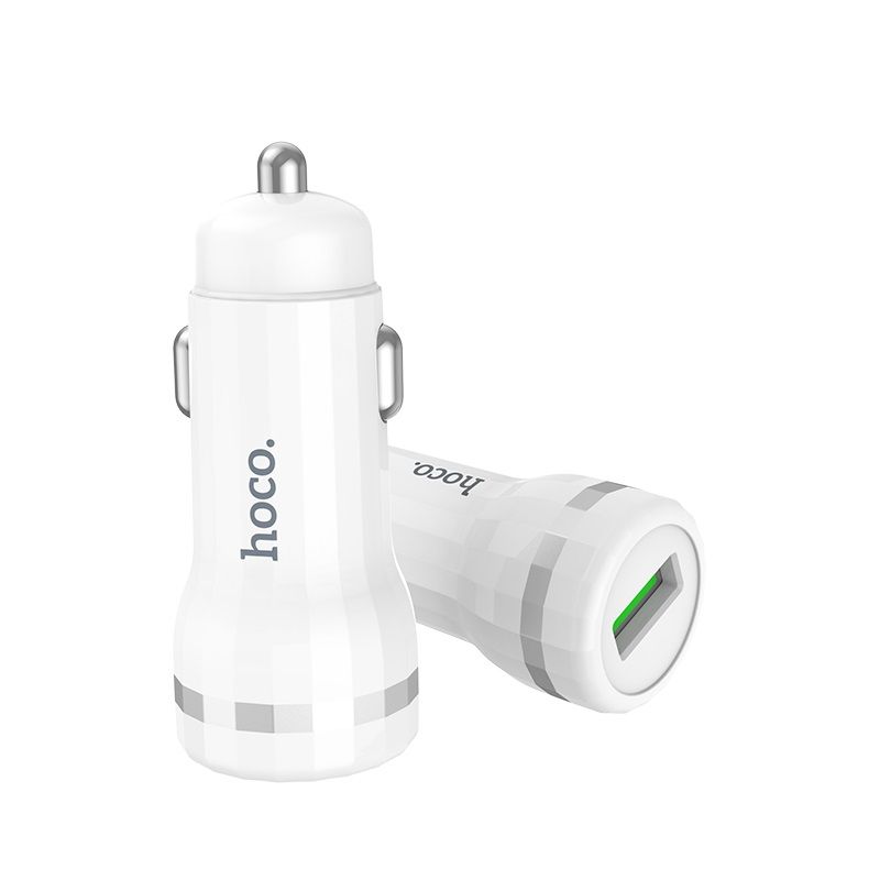 Ավտոմեքենայի Լիցքավորիչ Hoco Z27A (USB / QC3.0 / 18W / Արագ Լիցքավորում)