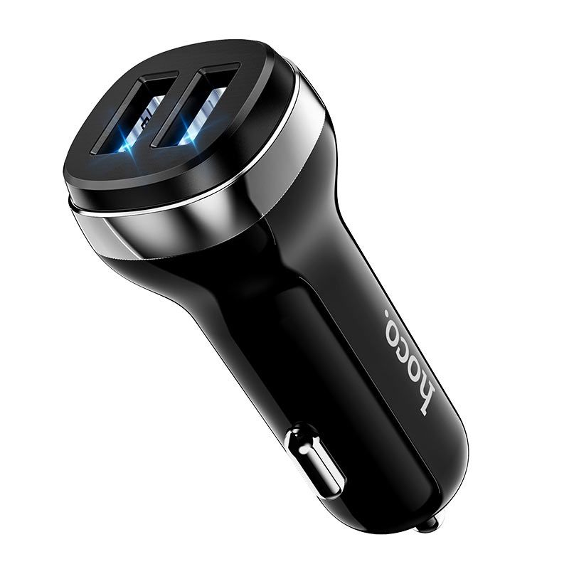 Ավտոմեքենայի Լիցքավորիչ Hoco Z40 Superior Dual USB (2.4A / Արագ Լիցքավորում)