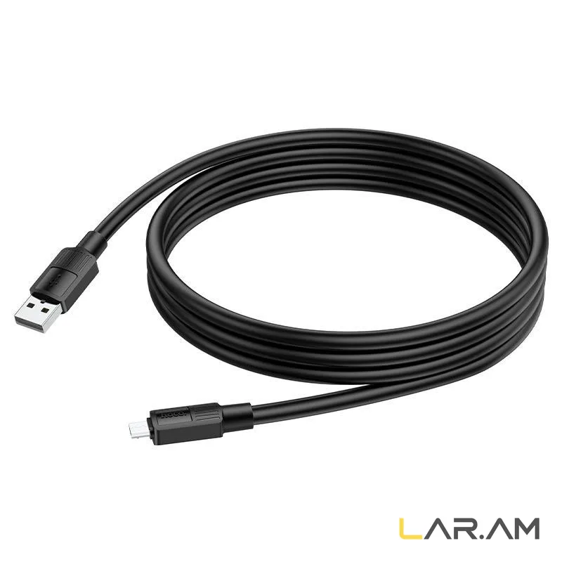 Լիցքավորման լար Hoco X84 Solid Micro-USB (2.4A / 1 մետր / հաստ PVC / 6mm)