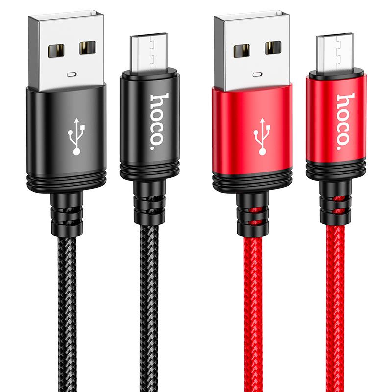 Լիցքավորման Լար Hoco X89 Wind Silicone Micro-USB (2.4A / 1 մետր / Սիլիկոնե)