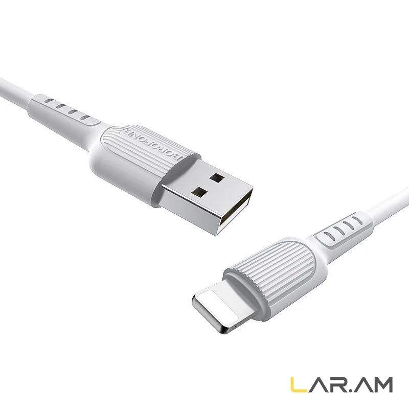 Լիցքավորման լար BOROFONE BX16 Unrivaled USB Lightning iPhone (2.4A / 1 մետր / PVC)