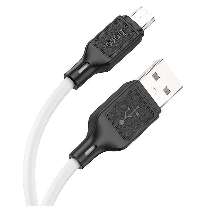 Լիցքավորման Լար Hoco X90 Cool Silicone Micro-USB (2.4A / 1 մետր / Սիլիկոնե)