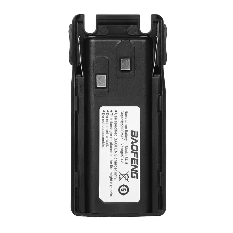 Ռադիոկայանի Մարտկոց Baofeng UV-82 (Li-ion 2000mAh / 7.4V / BL-8 / Baofeng UV-82, UV-82HX, GMRS-V1-ի Համար)