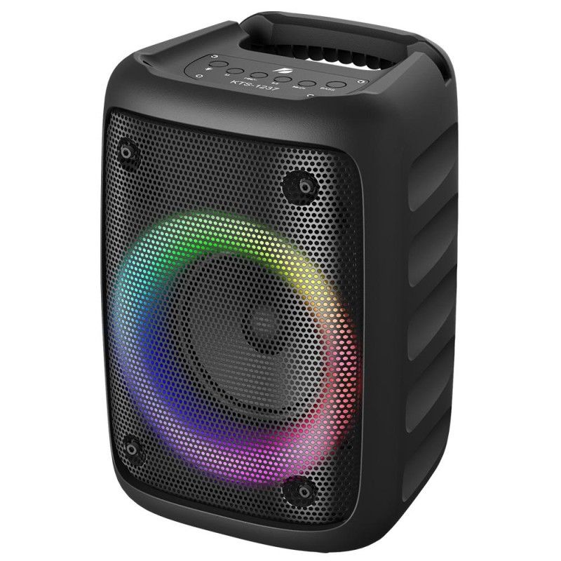 Անլար Bluetooth Բարձրախոս KTS-1579 (3" Դինամիկ / RGB Լուսավորությամբ / FM / USB / TF)