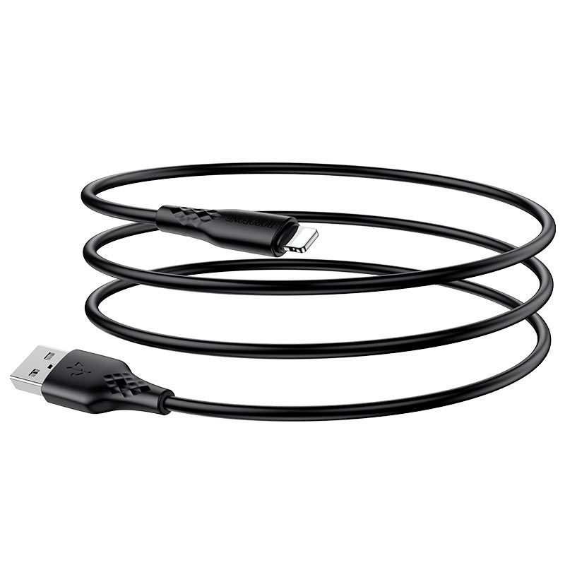 Լիցքավորման Լար BOROFONE BX48 Precise USB to Lightning iPhone (2.4A / 1 մետր / PVC)
