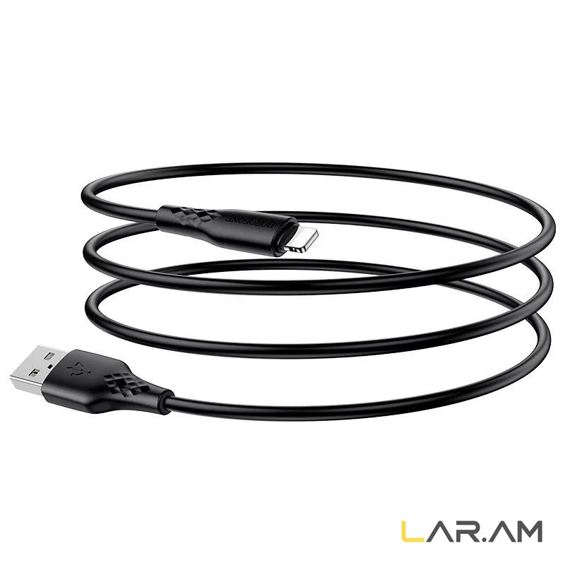 Լիցքավորման լար BOROFONE BX48 Precise USB Lightning iPhone (2.4A / 1 մետր / PVC)