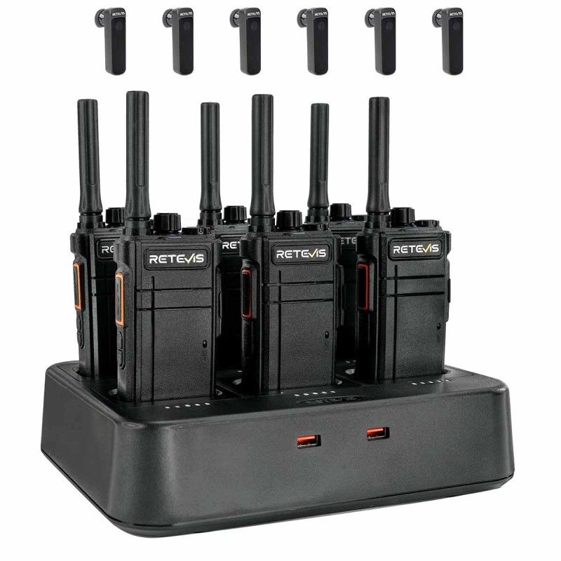 Օրիգինալ Bluetooth Ռացիա Retevis RB37 FRS անլար ականջակալով (Bluetooth Earpiece) | Առանց Լիցենզիայի | Type-C Լիցքավորում | 2000mAh Մարտկոց | VOX Hands-Free