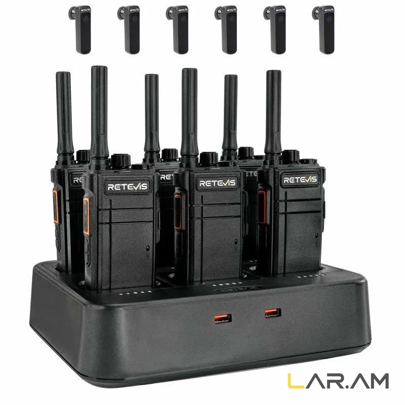 Bluetooth ռացիա Retevis RB37 FRS անլար ականջակալով