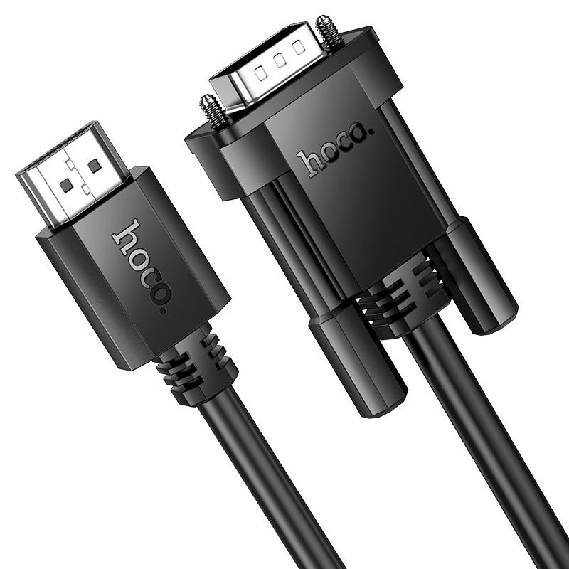 Մալուխ HDMI-ից VGA Hoco US12 (2 Մետր, Full HD 1080P, Ադապտոր Մալուխ)