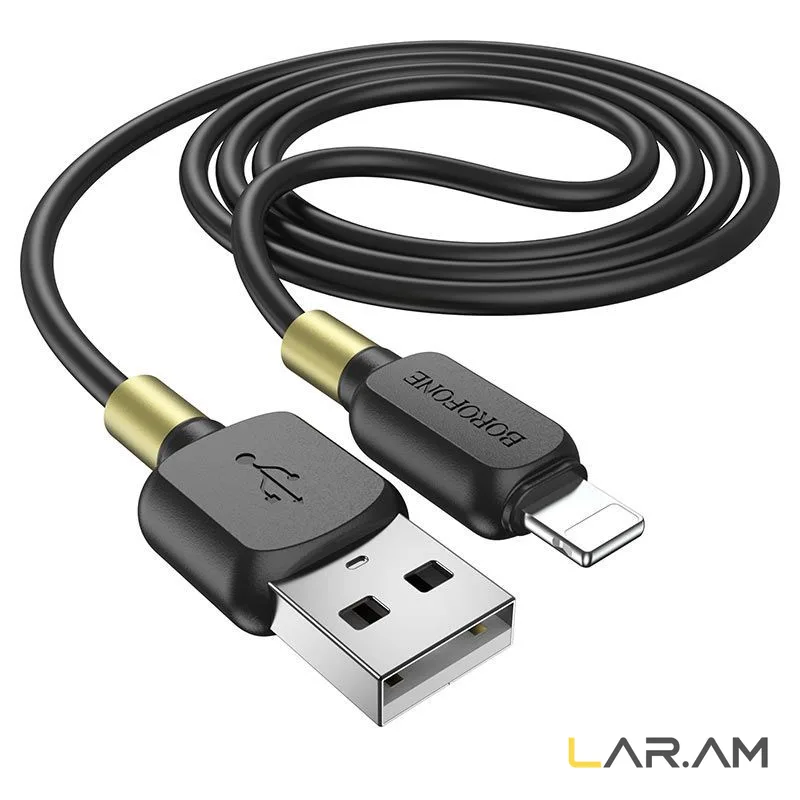 Լիցքավորման լար BOROFONE BX59 USB Lightning iPhone (2.4A / 1 մետր / սիլիկոնե)