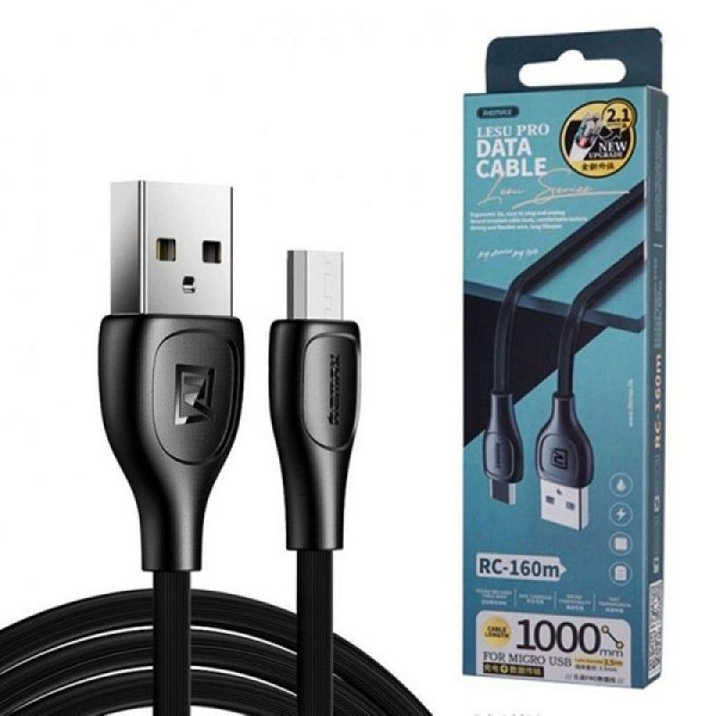 Մալուխ USB Remax RC-160m Lesu II Micro-USB (2.1A / 1մ)