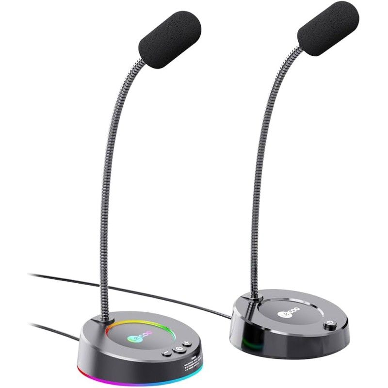 Lenovo Leecoo MC01 RGB Condenser Desktop Microphone for Streaming & Gaming